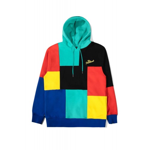 The Hundreds Bridgport Pullover teal / black / red