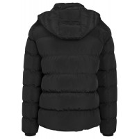 Urban Classics Hooded Puffer Jacket černá