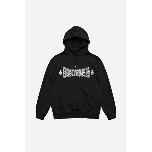 Wasted Paris London Cross Hoodie black