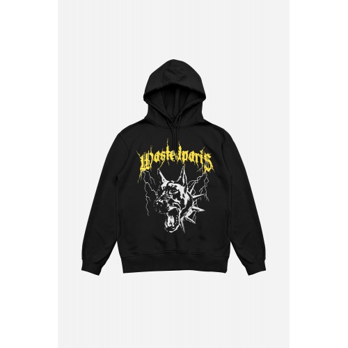 Wasted Paris Spike Hoodie black