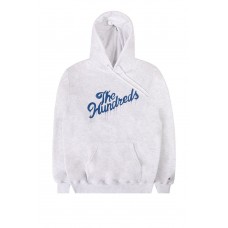 The Hundreds Drip Slant Pullover Hoody silver grey