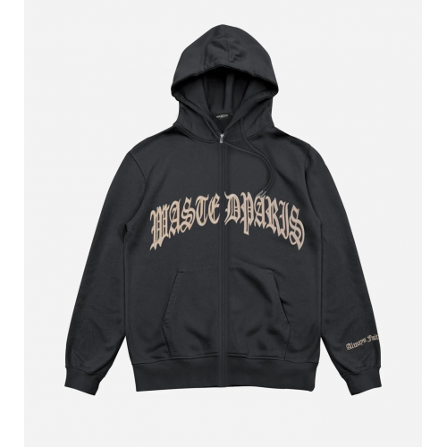 Zip hoodie Wasted Paris Kingdom charcoal