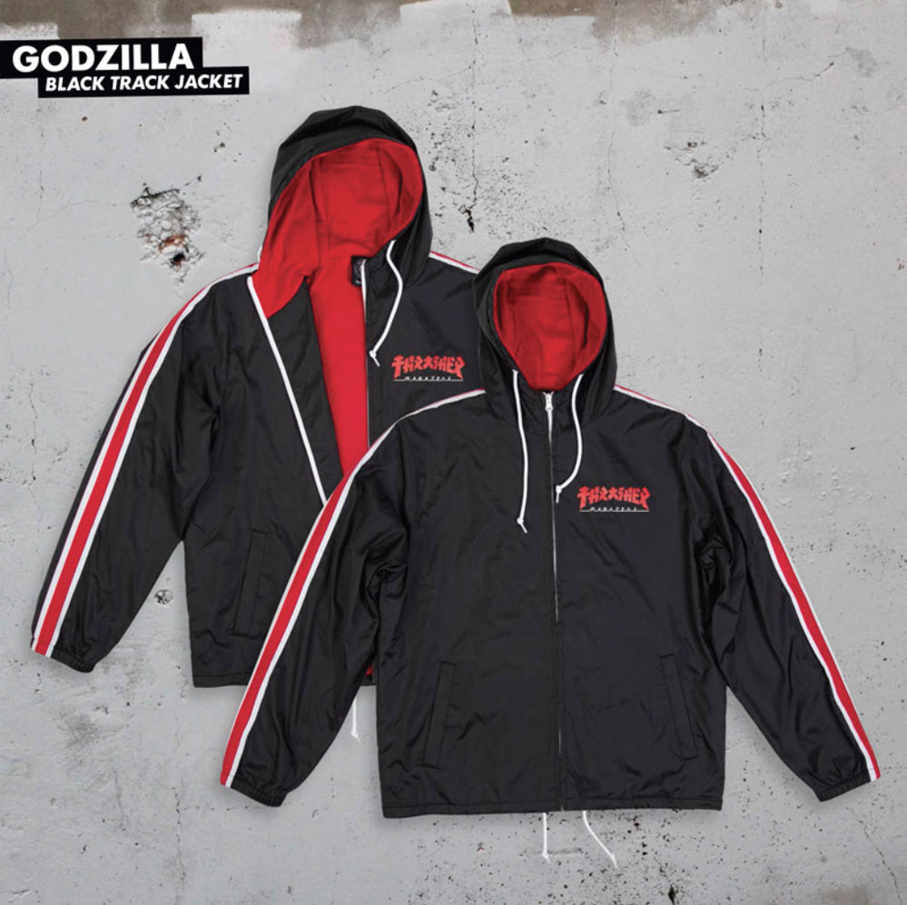 Thrasher godzilla 2025 track jacket